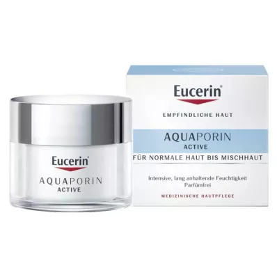 EUCERIN AQUAporin Active Cream normaali tai yhdistelmäiho, 50 ml