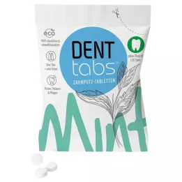 Denttabs hammastahnatabletit stevia-minttu fluoriditon, 125 kpl