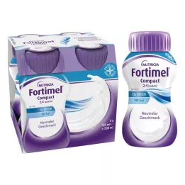 FORTIMEL Compact 2.4 neutraali, 4X125 ml
