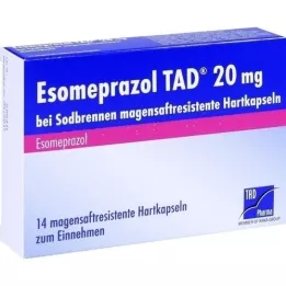 ESOMEPRAZOL TAD 20 mg närästykseen msr.hard caps., 14 kpl