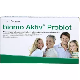 BIOMO Aktiiviset Probiootti-kapselit, 15 kapselia