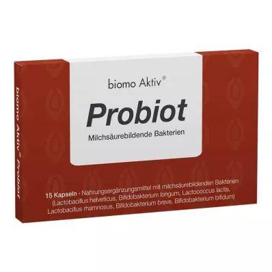 BIOMO Aktiiviset Probiootti-kapselit, 15 kapselia