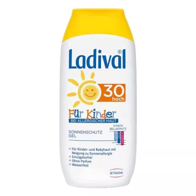 LADIVAL Lasten allergiselle iholle tarkoitettu geeli LSF 30, 200 ml