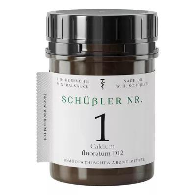 SCHÜSSLER NR.1 Calcium fluoratum D 12 tablettia, 400 kpl SCHÜSSLER NR.1 Calcium fluoratum D 12 tablettia, 400 kpl