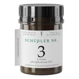 SCHÜSSLER Nro.3 Ferrum phosphoricum D 12 tablettia, 400 kpl