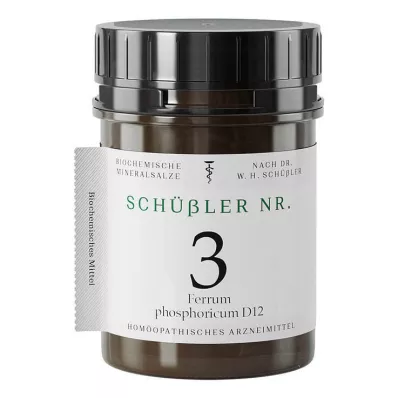 Schüssler No.3 Ferrum phosphoricum D 12 tablettia, 400 kpl