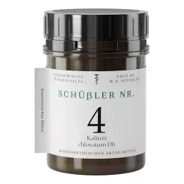 Schüssler No.4 Potassium chloratum D 6 tablettia, 400 kpl