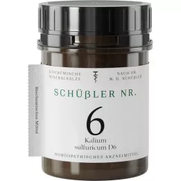 SCHÜSSLER No.6 Kalium sulphuricum D 6 tablettia, 400 kpl