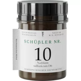 SCHÜSSLER NR.10 Natrium sulphuricum D 6 tablettia, 1000 kpl