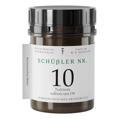 Schüssler No. 10 Sodium sulfuricum D 6 tablettia, 1000 kpl