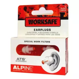 ALPINE WORKSAFE Korvatulpat, 2 kpl