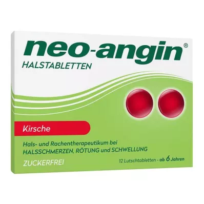 neoangin-kurkkutabletit kirsikka sokerittomat, 12 kpl neoangin-kurkkutabletit kirsikka sokerittomat, 12 kpl