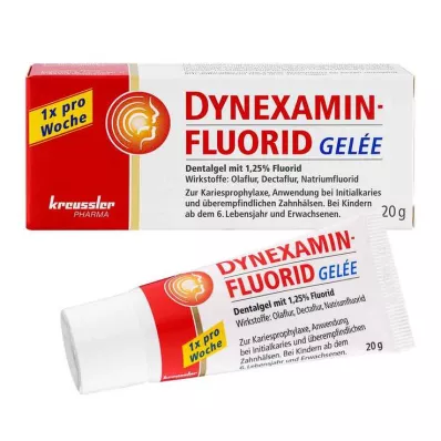 Dynexamine fluoride hyytelö hammasgeeli, 20 g