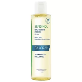 DUCRAY SENSINOL Puhdistusöljy/suihkuöljy rauhoittava, 200 ml