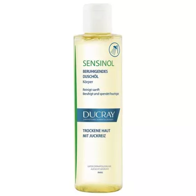 DUCRAY SENSINOL Puhdistusöljy/suihkuöljy rauhoittava, 200 ml