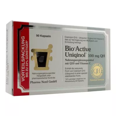Bio Active Uniqinol 100 mg QH kapselit, 90 kpl