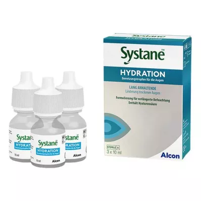 Systane Hydration silmätipat, 3x10 ml