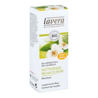 LAVERA vihreää teetä sisältävä mattapintainen tasapainovoide, 50 ml LAVERA vihreää teetä sisältävä mattapintainen tasapainovoide, 50 ml