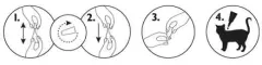 Instructions for use for Amflee 67 mg pienille koirille, 3 kpl - 4
