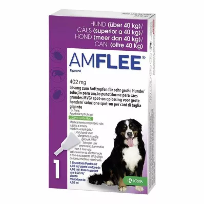 AMFLEE 402 mg pistemäinen liuos erittäin suurille koirille 40-60 kg, 3 kpl AMFLEE 402 mg pistemäinen liuos erittäin suurille koirille 40-60 kg, 3 kpl