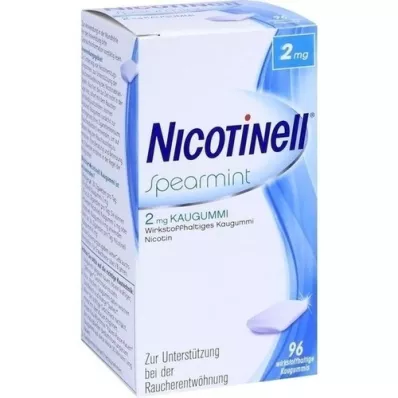 NICOTINELL Spearmint-purukumi 2 mg, 96 kpl