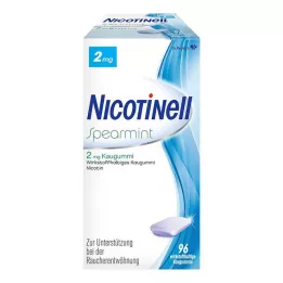 NICOTINELL Spearmint-purukumi 2 mg, 96 kpl