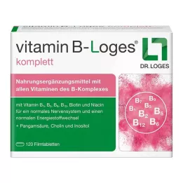 VITAMIN B-LOGES täydelliset kalvopäällysteiset tabletit, 120 kpl