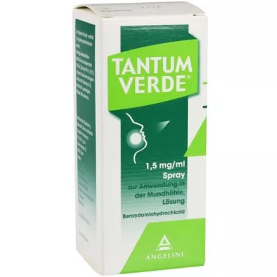 TANTUM VERDE 1,5 mg/ml suihke suuontelossa käytettäväksi, 30 ml