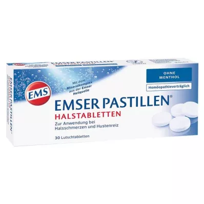 EMSER Pastillit ilman mentolia, 30 kpl EMSER Pastillit ilman mentolia, 30 kpl