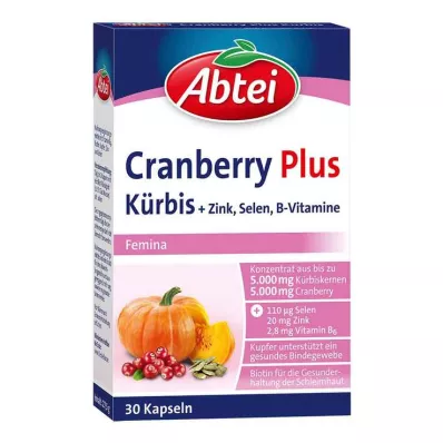 ABTEI Kurpitsa Plus Karpalo-kapselit, 30 kapselia