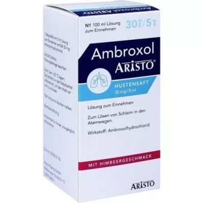 AMBROXOL Aristo yskänsiirappi 30 mg/5 ml Oraaliliuos, 100 ml