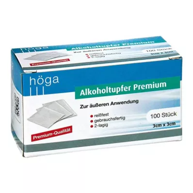 Alkoholipuikko Premium 3x3 cm, 100 kpl