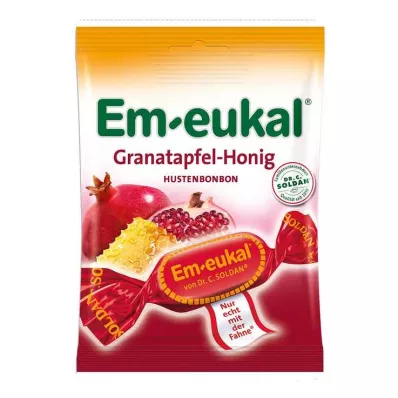 Em-eukal sokeripitoiset granaattiomenahunajaiset yskätipat, 75 g Em-eukal sokeripitoiset granaattiomenahunajaiset yskätipat, 75 g