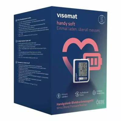 VISOMAT kätevä pehmeä ranteen verenpainemittari, 1 kpl VISOMAT kätevä pehmeä ranteen verenpainemittari, 1 kpl