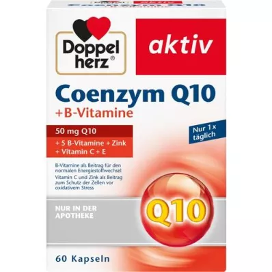 DOPPELHERZ Koentsyymi Q10+B-vitamiinikapselit, 60 kapselia, 60 kapselia