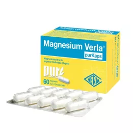MAGNESIUM VERLA purKaps vegaaniset kapselit suun kautta nautittavaksi, 60 kpl