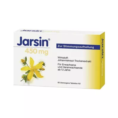 JARSIN 450 mg kalvopäällysteiset tabletit, 60 kpl JARSIN 450 mg kalvopäällysteiset tabletit, 60 kpl