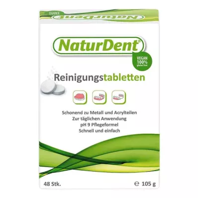 NATURDENT Puhdistustabletit, 48 kpl NATURDENT Puhdistustabletit, 48 kpl