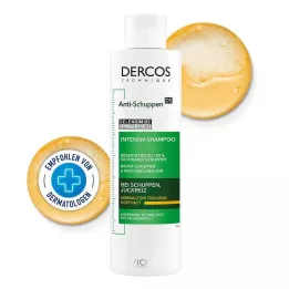 VICHY DERCOS Hilsettä ehkäisevä shampoo kuivalle päänahalle, 200 ml