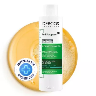 Vichy Dercos hilsettä estävä shampoo rasvaiselle päänahalle, 200 ml Vichy Dercos hilsettä estävä shampoo rasvaiselle päänahalle, 200 ml