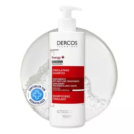 VICHY DERCOS Vital Shampoo Aminexilillä, 400 ml
