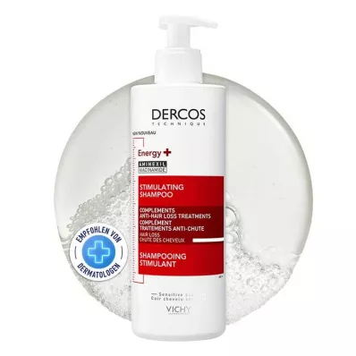 VICHY DERCOS Vital Shampoo Aminexilillä, 400 ml