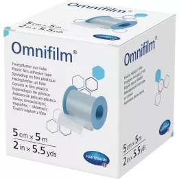 OMNIFILM Kiinnityskipsi folio 5 cmx5 m, 1 kpl