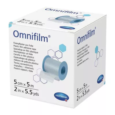 OMNIFILM Kiinnityskipsi folio 5 cmx5 m, 1 kpl