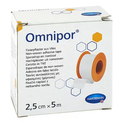 Omnipor-kiinnityskipsifleece 2,5 cmx5 m, 1 kpl