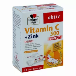 Doppelherz Vitamin C 500+sink Depot suorat pelletit (20 kpl)
