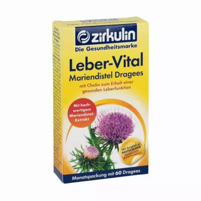 Zirkulin Leber-vital Milk Thistle Dragees (60 kpl)