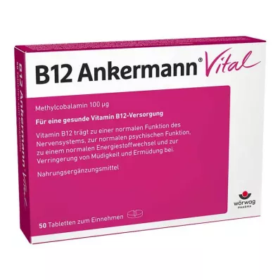 B12 Ankermann Vital tabletit, 50 kpl