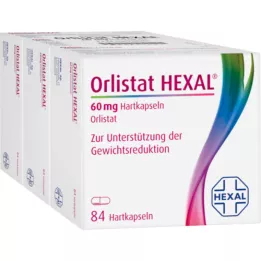 ORLISTAT HEXAL 60 mg kovat kapselit, 3X84 kpl