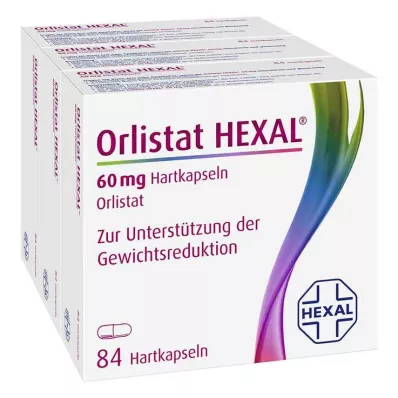 Orlistat HEXAL 60 mg kovat kapselit, 3x84 kpl